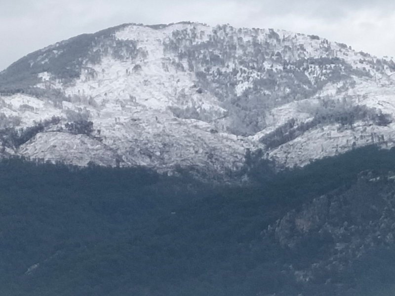Kampçıların gözdesi Köyceğiz Sandras Dağı'nda kar etkili oldu